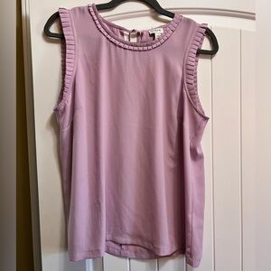 J. Crew Purple Sleeveless Blouse Size 10